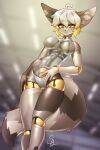 anthro breasts female genitals hi_res joints machine nariikhan nipples robot robot_anthro solo translucent translucent_body vulva