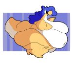 2026 abstract_background anthro belly belly_overhang big_belly big_butt big_tail black_eyes blue_hair breasts butt cankles dragon fat_arms fat_belly fat_legs featureless_breasts female fupa gesture hair hand_gesture hand_on_breast hi_res huge_butt hyper hyper_butt long_hair long_neck ltoo ltoo_(sona) morbidly_obese morbidly_obese_anthro morbidly_obese_female mythological_creature mythological_scalie mythology navel nude obese obese_anthro obese_female overweight overweight_anthro overweight_female pointing pointing_at_another scalie smile solo tail thick_tail walking white_belly yellow_body