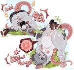 2koma absurd_res ahegao ambush anal anal_penetration angry anthro anus ass_up belly big_belly bodily_fluids breasts butt clothing comic cum cum_in_ass cum_inside cum_on_butt cum_on_face cum_on_feet defeat_sex defeated duo falling feet female fucked_silly genital_fluids genitals hi_res huge_belly impregnation latex latex_clothing looking_pleasured male male/female mammal markings mole_(marking) mouse murid murine orcaocean ovum paws penetration penis pregnant pregnant_female pregnant_sex rodent ruined_makeup sex speech_bubble tail text vaginal_fluids