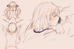  2girls bang_dream! bang_dream!_it's_mygo!!!!! bar_censor blush breasts censored closed_eyes clothed_female_nude_female commentary_request completely_nude covered_eyes covering_own_face cunnilingus hair_ribbon long_hair misumi_uika monochrome multiple_girls nose_blush nude open_mouth oral pussy pussy_juice pussy_juice_on_fingers ribbon shirt short_hair sketch spread_legs spread_pussy spreading_another's_pussy sweat togawa_sakiko tpt3p yellow_theme yuri 