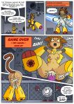 absurd_res anthro areola ass_up assisted_exposure blush bodily_fluids breasts brown_body brown_fur brown_hair butt clitoris clothed clothing comic cum cum_from_vagina cum_in_vagina cum_inside cum_on_butt cum_on_leg curvy_figure defeat_sex defeated defeated_heroine detailed_background dialogue duo ejaculation english_text erection excessive_cum excessive_genital_fluids eyewear eyewear_on_head felid feline female female_penetrated forced forced_exposure fur game_over gameoverse gameplay_mechanics genital_fluids genitals glitch_productions goggles goggles_on_head gun hair hi_res hourglass_figure kaboodle_(gameoverse) kit_(gameoverse) leaking_cum machine male male/female male_penetrating male_penetrating_female mammal messy moan mostly_nude mostly_nude_anthro mostly_nude_female nipples offscreen_character offscreen_male open_mouth orgasm penetration penile penile_penetration penis raised_leg ranged_weapon rape robot sex smile solo_focus speech_bubble spread_legs spreading submissive submissive_anthro submissive_female surprised tail text thecumrat thick_thighs topwear torn_clothing torn_topwear unconscious vaginal voluptuous voluptuous_anthro voluptuous_female vulva weapon wide_hips