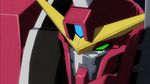  animated animated_gif battle explosion gundam gundam_build_fighters justice_gundam lowres mecha no_humans space zaku_amazing 