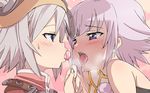  blush candy food kounosu_satori lollipop multiple_girls pratty saliva sugarette summon_night summon_night_swordcraft_story sweat tongue tongue_out yuri 