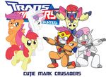  crossover cutie_mark cutie_mark_crusaders_(mlp) equine evil female feral friendship_is_magic group hair horn horse inspectornills machine mammal mechanical my_little_pony pegasus pony robot scootaloo_(mlp) sweetie_belle_(mlp) transformers unicorn wings 