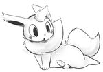  eeveelution erection feral flareon male nintendo open_mouth penis plain_background pok&#233;mon pok&eacute;mon sketch solo video_games white_background 