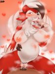  &lt;3 &lt;3_eyes canid canine cum cum_in_pussy cum_inside happy happy_sex human lactating lycanroc mammal midnight_lycanroc nintendo pok&eacute;mon pok&eacute;mon_(species) pregnant pregnant_sex sex video_games wonkake 