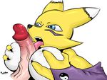  big_breasts breasts canine digimon digimon_tamers duo female fettalio fox male mammal penis renamon rutilus 