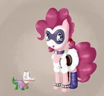  alligator batman_(series) blue_eyes bow_tie clothing dress equine female feral friendship_is_magic fur gummy_(mlp) hair harley_quinn horse joker long_hair looking_at_viewer makeup male mammal mask my_little_pony open_mouth pink_fur pink_hair pinkie_pie_(mlp) plain_background pony purple_eyes reptile scalie smile suit 