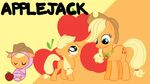  blonde_hair cowboy_hat cub cutie_mark english_text equine eyes_closed female feral freckles friendship_is_magic fur green_eyes hair hat horse long_hair mammal my_little_pony open_mouth orange_fur pony smile softfang solo text young 