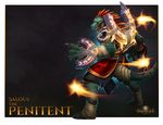  dawngate magic male runes salous_the_penitent scales solo spikes teeth waystone_games 