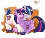  brother_and_sister cute equine female feral freckles_(artist) friendship_is_magic horn horse male mammal my_little_pony pony shining_armor_(mlp) sibling smile twilight_sparkle_(mlp) unicorn winged_unicorn wings 
