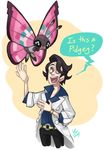  arthropod butterfly english_text human insect nintendo pok&eacute;mon professor_sycamore tagme text unknown_artist video_games vivillon 