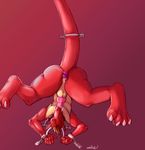  5_fingers anal anal_masturbation anal_penetration anthro anus ashertail autofellatio balls barefoot bdsm big_penis bondage bound brown_hair butt chain claws cum cum_in_mouth cum_inside cum_on_face cum_on_penis dildo dragon erection eyes_closed fellatio hair hi_res horn knot lizard male masturbation nude open_mouth oral oral_sex penetration penis perineum pink_penis plain_background presenting presenting_hindquarters raised_leg raised_tail red_background red_nose reptile scalie sex sex_toy shadow shiny short_hair solo toe_claws toy upside_down 