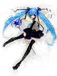  bad_id bad_pixiv_id baton blue_eyes blue_hair duca hatsune_miku long_hair solo thighhighs twintails vocaloid zettai_ryouiki 