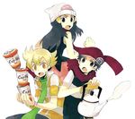  angry food hikari_(pokemon) jun jun_(pokemon) koki_(pokemon) kouki_(pokemon) pokemon pot teapot 