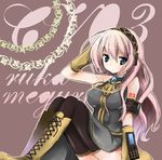  bad_id bad_pixiv_id blue_eyes boots long_hair megurine_luka pink_hair purinko sitting solo thighhighs vocaloid 