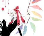  alternate_costume black_dress dress flandre_scarlet formal rainbow_order shiina_aya solo touhou white_background 