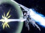  cannon firing mecha morito_(sidonia_no_kishi) no_humans photo_background realistic science_fiction sidonia_no_kishi space star_(sky) tsugumori 