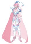  1boy armor artist_request cape full_armor gauntlets gloves helmet highres humanization knight lacha male male_focus personification pokemon pokemon_(game) pokemon_xy solo sylveon 