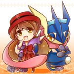  chibi greninja nintendo pokemon pokemon_(game) pokemon_xy serena_(pokemon) 