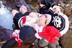  1girl asian boots captain_liliana captain_liliana_(cosplay) chouzuki_maryou cosplay photo pink_hair queen&#039;s_blade queen's_blade solo 