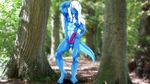  angelus_draco anthro biceps blue_dragon cloaca dragon erection eyes_closed fabfelipe forest hair hairy knot long_hair male muscles nipples penis pinup pose scalie slit smile solo tree white_hair 