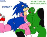  anthro anus bald balls big_butt blue_hair butt english_text flaccid futalova gay girly green_eyes habbodude hair hedgehog inviting lizard looking_at_viewer looking_back male mammal navel nude original_character penis presenting presenting_hindquarters reptile scalie seductive sega smile sonic_(series) sonic_the_hedgehog spread_legs spreading text 