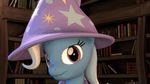  animated book cute equine female friendship_is_magic hair hat horn horse looking_at_viewer loop mammal my_little_pony mynokiarules pony purple_eyes solo trixie_(mlp) two_tone_hair unicorn 