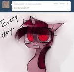  askscissortwilight crying drooling equine female feral friendship_is_magic horse iopichio mammal my_little_pony pony saliva scissortwilight tumblr twilight_sparkle_(mlp) 