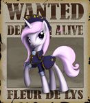  animated arthropod boots clothing english_text equine female feral fleur_de_lis_(mlp) friendship_is_magic hair hat horn horse jacket lionheartcartoon looking_at_viewer makeup mammal my_little_pony pink_hair pony purple_eyes smile solo text unicorn wanted_poster wind 