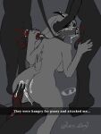 3:4 abuse anal anal_penetration anthro anus ass_up balls big_balls big_butt bodily_fluids bovid butt caprine caprine_demon collar cum cum_in_mouth cum_inside cum_on_penis demon dominant english_text fellatio female female/female genital_fluids genitals goat goat_demon grey_background greyscale group hi_res human kiss_on_lips kiss_on_penis kissing male male/male mammal masturbating_while_penetrated masturbation monochrome offscreen_male oral penetration penile penis perverse_art queen riozzy_witroy7 royalty sex simple_background slave text vaginal vaginal_penetration vulva