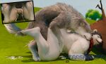 3d_(artwork) absurd_res anal anal_orgasm anal_penetration animal_genitalia animal_penis anthro anthro_on_feral anthro_penetrated balls bear bestiality big_balls big_penis blender_(artwork) bodily_fluids breed butt canid canine canine_genitalia canine_penis canis claws clothed clothing cum cum_dumpster cum_inside cum_while_penetrated cumshot digital_media_(artwork) duo ejaculation epic_games feral feral_penetrating feral_penetrating_anthro final_fantasy_xvi fortnite from_behind_position fur genital_fluids genitals hair hands-free hi_res interspecies knotting looking_pleasured male male/male male_on_bottom male_on_top male_penetrated male_penetrating male_penetrating_male mammal maned_wolf mounting muscular muscular_male nude on_bottom on_top orgasm outside penetration penile penile_penetration penis penis_in_ass polar_bear polar_patroller sex simultaneous_orgasms size_difference smile smirk tail tongue torgal_(final_fantasy_xvi) trashy_sfm ursine widescreen wolf