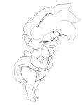 anthro barefoot big_diaper blush breasts breath clothed clothing diaper diaper_only eulipotyphlan eyelashes fan_character feces feet female hair half-closed_eyes hands_together hedgehog mammal monochrome motion_lines narrowed_eyes pooping sega simple_background soiled_diaper soiling soiling_diaper solo sonic_the_hedgehog_(series) sophie_(argento) sophiepoof standing tail topless unclean_diaper used_diaper using_diaper wearing_diaper