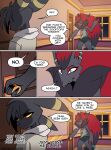 2026 absurd_res anthro black_body blue_eyes claws clothed clothing comic dialogue digital_media_(artwork) duo ear_piercing ear_ring eeveelution english_text facial_piercing female generation_2_pokemon generation_5_pokemon hi_res hoodie inner_ear_fluff inside lucky_(odeko-yma) male nintendo nose_piercing nose_ring nova_(odeko-yma) odeko-yma piercing pokemon pokemon_(species) pokemon_mystery_dungeon red_claws red_eyes ring_piercing septum_piercing septum_ring signature speech_bubble spike_chunsoft text topwear tuft umbreon window yellow_sclera zoroark