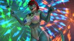 16:9 3d_(artwork) 4th_of_july 5_fingers abs american_flag anthro big_breasts bikini bikini_bottom bikini_top breasts claws cleavage clothed clothing digital_media_(artwork) female fingers fireworks flag_bikini flag_swimwear green_body green_eyes green_scales green_tail hair hi_res holidays jayda_(thevestige) jewelry kerchief lizard lizard_(petruz) long_hair muscular muscular_anthro muscular_female necklace night red_hair reptile scales scalie sharp_teeth smile solo source_filmmaker_(artwork) swimwear tail teeth thevestige thick_thighs two-piece_swimsuit united_states_of_america widescreen