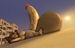 2026 3d_(artwork) anthro balls beach big_balls big_breasts big_butt big_penis breasts brown_hair butt crossgender digital_media_(artwork) erection eyes_closed felid feline ftg_crossgender fti_crossgender fur gameoverse genitals glitch_productions gynomorph gynomorph_anthro hair happy hi_res huge_balls huge_penis hyper hyper_balls hyper_genitalia hyper_penis intersex intersex_anthro kit_bodega lying mammal nude nyrastuff on_back outside penis smile solo source_filmmaker_(artwork) spread_legs spreading sunset tan_body tan_fur vein veiny_penis wide_hips