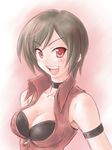  bad_id bad_pixiv_id breasts brown_hair cleavage medium_breasts meiko red_eyes satogo short_hair solo vocaloid 