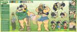 absurd_res accessory alcohol anansi_dragon anthro areola areola_slip axel_(anansidragon) bangs beverage biceps black_hair blood blush blush_lines bodily_fluids bottomwear breast_squish breasts ceratopsian ceratopsid chasmosaurine clothing daisy_dukes denim denim_bottomwear denim_clothing denim_shorts dinosaur dreadlocks dress english_text eyelashes eyeshadow facial_horn female food fruit garden goblin hair hair_over_eye headband hi_res horn hotpants human larger_female lips long_eyelashes maeve_(anansidragon) makeup male mammal marginocephalian melon model_sheet muscular muscular_anthro muscular_female nipple_slip nose_horn nosebleed oral_vore ornithischian overalls overweight overweight_female plant prehistoric_species reference_image reptile scales scalie shorts size_difference smaller_male smothering squish tail tan_body tear_trough text thick_bottom_lip thick_lips thick_tail thick_thighs tongue tongue_out torn_clothing tribal tribal_clothing triceratops vore voyeur watermelon yellow_body
