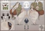 anus bear big_breasts big_butt border bra breasts butt buttplug clothed clothing dizzyknight druid elderly_female female footprint fur hi_res magic_user mammal model_sheet mortar_and_pestle multiple_poses nipple_clamp orange_border panties pawprint plug_(sex_toy) polar_bear pose robe sagging_breasts sex_toy simple_background solo telma_(homura) thick_thighs tribal_spellcaster underwear ursine white_body white_fur wide_hips