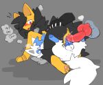 animal_genitalia animal_penis anus balls blush blush_lines bodily_fluids butt canine_genitalia canine_penis claws cum cum_in_vagina cum_inside double_penetration double_vaginal duo erection fan_character female female_on_top female_penetrated feral generation_3_pokemon generation_4_pokemon generation_5_pokemon genital_fluids genitals group hi_res humanoid_genitalia humanoid_genitalia_on_feral humanoid_vulva humanoid_vulva_on_feral imminent_sex knot knotted_penis large_penetration larger_female larger_male looking_back luxio male male/female male_on_bottom male_penetrating male_penetrating_female mightyena nintendo on_bottom on_top open_mouth pawpads paws penetration penile penile_penetration penis pokemon pokemon_(species) presenting presenting_hindquarters questionable_consent sex shiny_pokemon shinyumbre size_difference smaller_male spread_legs spreading tail text trio vaginal vaginal_fluids vaginal_penetration vulva zorua