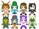4:3 alpha_channel bottomwear cheryl_zephyr clothing elegia_(lordegil) eyewear faelocke fan_character female floragato fumo_(doll) gardevoir generation_1_pokemon generation_3_pokemon generation_8_pokemon generation_9_pokemon glasses gloria_(pokemon) group hat headgear headwear hi_res human hybrid_pokemon jacket jewelry julia_sparks_(faelocke) kirlia legendary_pokemon male mammal marnie_(pokemon) mawile nintendo ogerpon pokemon pokemon_(species) raichu skirt spectrier sweater tam_o'_shanter topwear