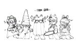 2023 4_fingers anthro backwards_hat bam_ml bangs beverage biped blush bodily_fluids boots bottomless bottomless_anthro bottomless_female cape chainsaw clothed clothed_anthro clothed_female clothed_male clothing confusion container costume crossover crown cup digital_drawing_(artwork) digital_media_(artwork) drinking_glass edge_(mario_plus_rabbids) ellipsis eyebrows eyewear fangs featureless_crotch featureless_legs female female_anthro fingers flat_chested footwear fully_clothed fully_clothed_anthro fully_clothed_female fully_clothed_male fur gem ghost_costume glass glass_container glass_cup glasses group hair hair_over_eye half-closed_eyes hat headgear headwear hi_res hockey_mask holding_chainsaw holding_container holding_cup holding_drinking_glass holding_object holding_power_tool holding_tool holding_wine_glass korean_text lagomorph left-handed long_ears long_hair male male_anthro mammal mario_bros mario_plus_rabbids_kingdom_battle mario_plus_rabbids_sparks_of_hope mask mitten_hands monochrome motion_lines mouth_closed mummy_costume mummy_wrappings narrowed_eyes nintendo noseless overalls pockets power_tool question_mark rabbid rabbid_luigi rabbid_mario rabbid_peach rabbid_rosalina raving_rabbids rayman_(series) shirt shoes short_hair simple_background sketch speech_marker sports_mask sportswear squint straight_legs sweat sweatdrop teeth text thick_eyebrows tools toothpick topwear traffic_cone traffic_cone_on_head translated ubisoft vampire_costume vest white_background white_body white_boots white_cape white_clothing white_eyebrows white_eyewear white_footwear white_fur white_glasses white_hair white_hat white_headwear white_mask white_overalls white_sclera white_shirt white_topwear white_vest wine_glass