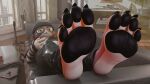 16:9 2026 3d_(artwork) 4_toes 4k absurd_res armwear assault_rifle black_claws black_nails black_pawpads bottomwear calico_cat claws clothing colored_nails denim denim_bottomwear denim_clothing detailed_feet digital_media_(artwork) domestic_cat ear_piercing epic_games feet felid feline felis female foot_fetish foot_focus fortnite fortnite:_battle_royale gun handgun hat headgear headwear hi_res jeans looking_at_viewer lying mammal meow_skulls n00b-body nails on_back pants pawpads piercing pistol ranged_weapon rifle shotgun sniper_rifle solo toe_claws toes weapon widescreen wrinkled_feet wrinkles yellow_eyes