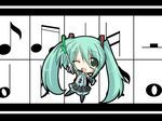  aqua_eyes aqua_hair bad_id bad_pixiv_id chibi hatsune_miku long_hair musical_note one_eye_closed plus9 project_diva project_diva_(series) solo spring_onion thighhighs twintails vocaloid 