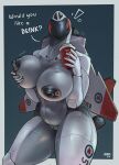 aeromorph aircraft anthro big_breasts breasts canadian engine english_text female genitals havoc63 living_aircraft living_machine living_vehicle machine mechanophilia nipples nude roundel smile smiling_at_viewer solo text tim_hortons vehicle vulva wings