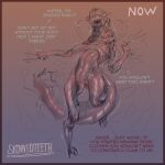 1:1 2_toes 3_fingers absurd_res alien anthro arthropod before_and_after belly blush blush_lines bodily_fluids body_blush butt_blush dialogue digitigrade english_text exoskeleton feet femboy fingers hi_res insect joints june_moss_(skinnedteeth) long_neck lying male monotone_background motion_lines navel offscreen_character oil oiled_body on_back open_mouth pincers reflection shake_lines simple_background sketch skinnedteeth solo sweat sweatdrop tail text thick_tail thick_thighs toes watermark