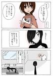  1girl instrument madotsuki photo_(object) piano sekomumasada_sensei translation_request yume_nikki 