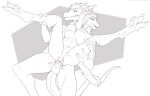 anthro anthro_on_anthro anthro_penetrated anthro_penetrating anthro_penetrating_anthro balls bodily_fluids breasts carrying_another carrying_partner claws digital_media_(artwork) digitigrade duo durachev erection eyes_closed featureless_breasts female female_penetrated from_behind_position fur furred_scalie genital_fluids genitals hair hilachev humanoid_genitalia humanoid_penis leo_(maaarked_one) lizard_tail lunalei male male/female male_penetrating male_penetrating_female nude nude_anthro nude_female nude_male penetration penile penile_penetration penis penis_in_vagina scalie sex sickle_claw simple_background stand_and_carry_position standing standing_sex tail tapering_tail tavi_(maaarked_one) toe_claws vaginal vaginal_penetration vulva