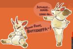 animal_crossing anthro bodily_fluids breasts cervine cloven_hooves deer dialogue diaper english_text feces female genital_fluids hi_res hoof_focus hooves mammal nintendo nipples peeing pooping shino_(animal_crossing) sitting slightly_chubby smellyroob soiled_diaper soiling soiling_diaper solo stretching text unclean_diaper underhoof urine used_diaper using_diaper wet_diaper wetting