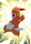 2026 ambiguous_gender anthro cheek_spots electricity fur generation_9_pokemon green_inner_ear head_tuft looking_at_viewer matchstick_39 neck_tuft nintendo open_mouth orange_body orange_ears orange_fur pawmot pawpads paws pokemon pokemon_(species) solo tail tuft white_body white_fur white_tail yellow_cheeks